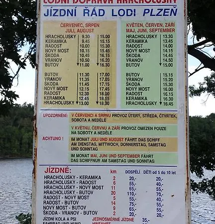 Campingplatz Prehrada Hracholusky - Chata U Vody *